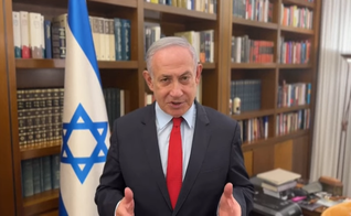 O primeiro-ministro israelense, Benjamin Netanyahu. (Captura de tela/YouTube/AFP)