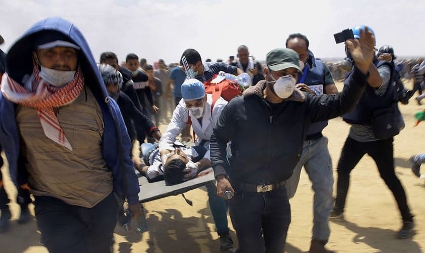 Os palestinos estão sendo convocados desde o dia 30 de março pelo movimento Hamas. (Foto: Reprodução).