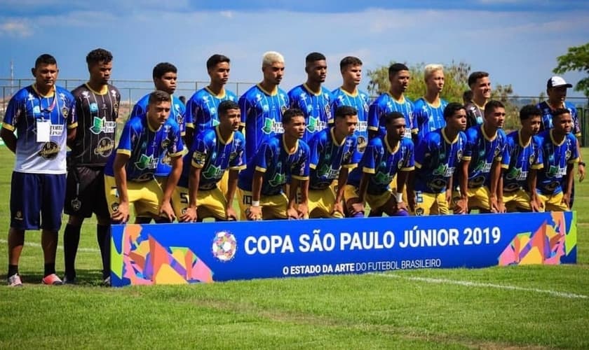 Visão Celeste e seu time Sub-20 na Copa São Paulo de Futebol Júnior. (Foto: Divulgação/Visão Celeste)