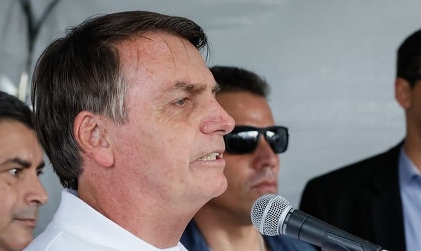 Bolsonaro durante participação na Marcha para Jesus 2019, em São Paulo. (Foto: Isac Nóbrega/PR)