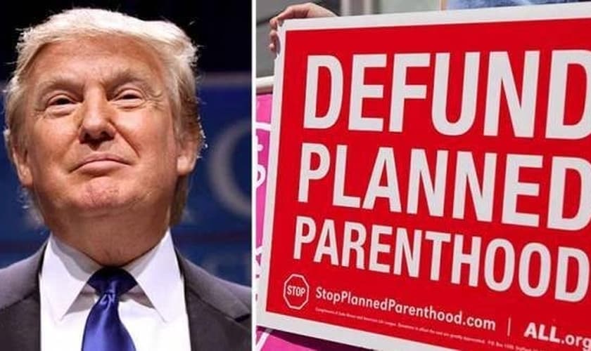 Trump cumpriu sua promessa de campanha, cortando a verba pública anual, que até então era destinada à Planned Parenthood, maior rede de abortos dos EUA. (Imagem: Revelations - Wordpress)