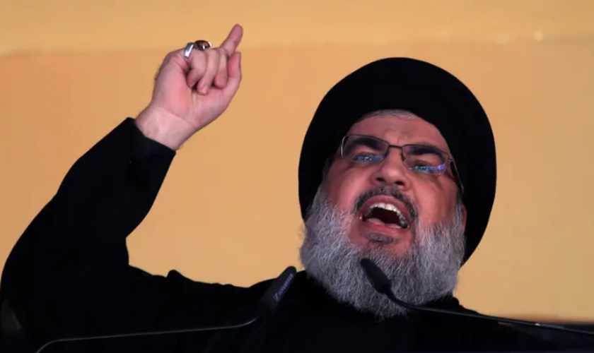 Líder do Hezbollah, Hassan Nasrallah (Foto: Hassan Ammar/AP)